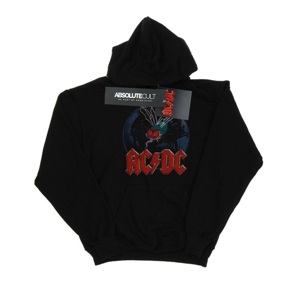 AC/DC Mens Fly On The Wall Hoodie / Black